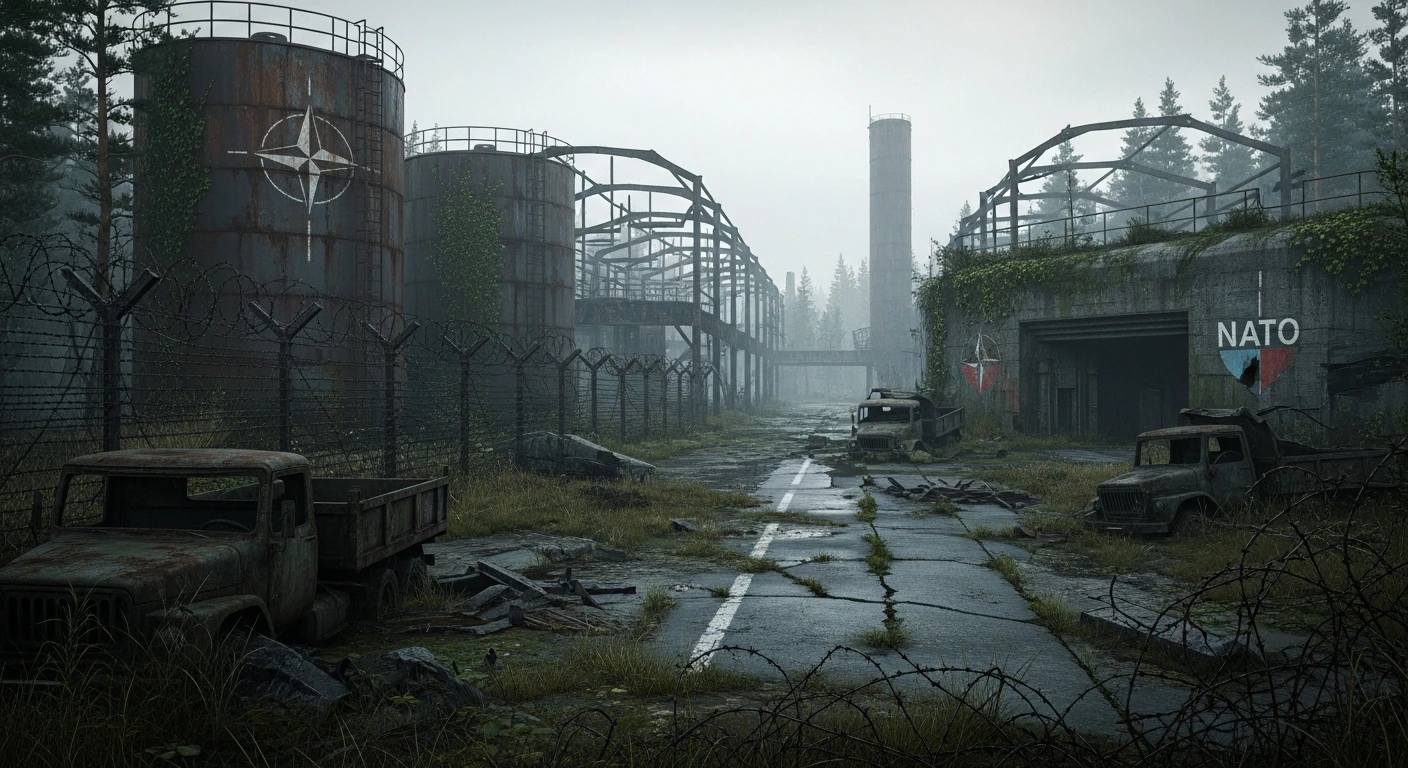 Ruins of NATO infrastructure